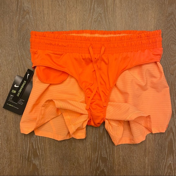 NIKE Women’s Standard Dri-FIT Mesh Running Shorts - Picture 8 of 13